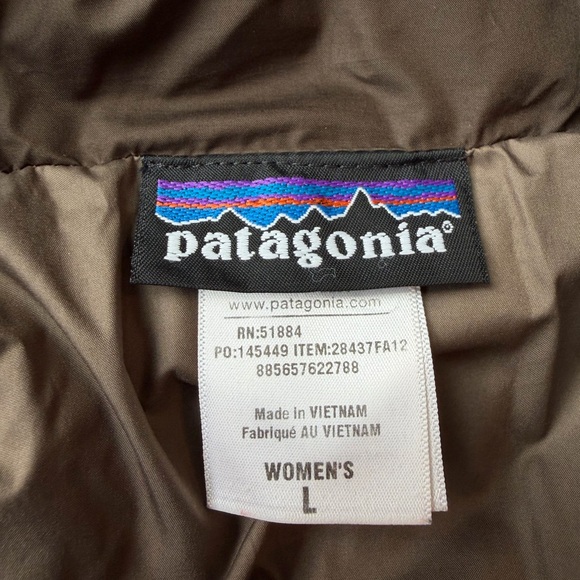 Like New Patagonia W’s Down With It Parka (brown, size L) - Picture 5 of 11